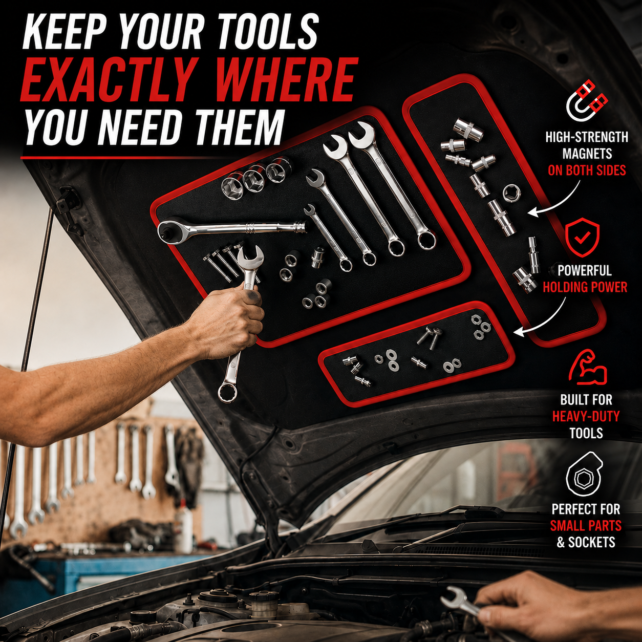MagTooler™ Magnetic Organizer Set